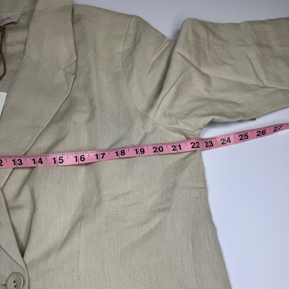Cleobella Prescott Jacket/Blazer in Pale Champagne – Size Medium (NWT) - Picture 10 of 16